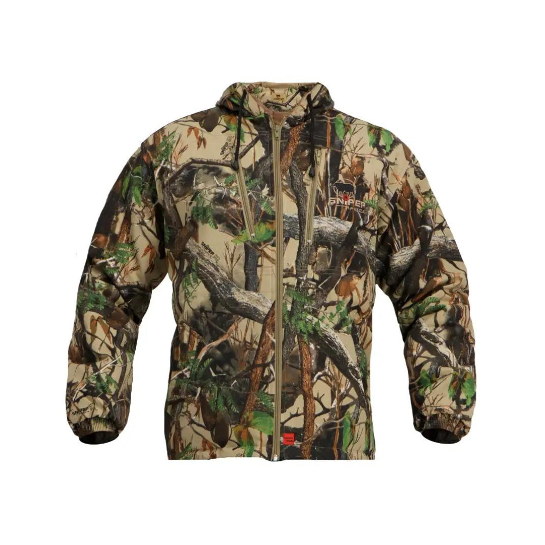 Sniper Mens Camouflage 3D Padded Urban Jacket