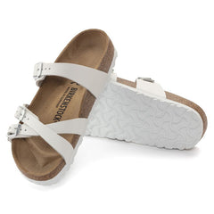 Birkenstock Franca 1024395 Natural Leather White