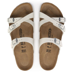 Birkenstock Franca 1024395 Natural Leather White