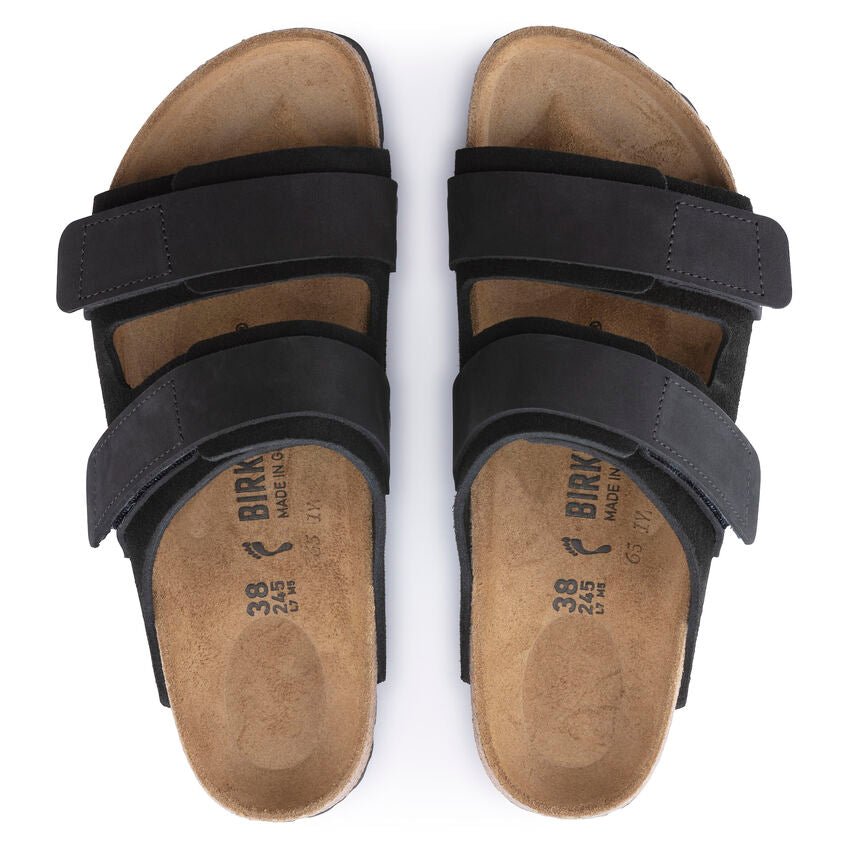 Birkenstock 1024810 Uji Nubuck Leather/Suede  Black