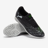 Puma Mens Future 8 Play Tt Running Shoes In Black/Grey/Green