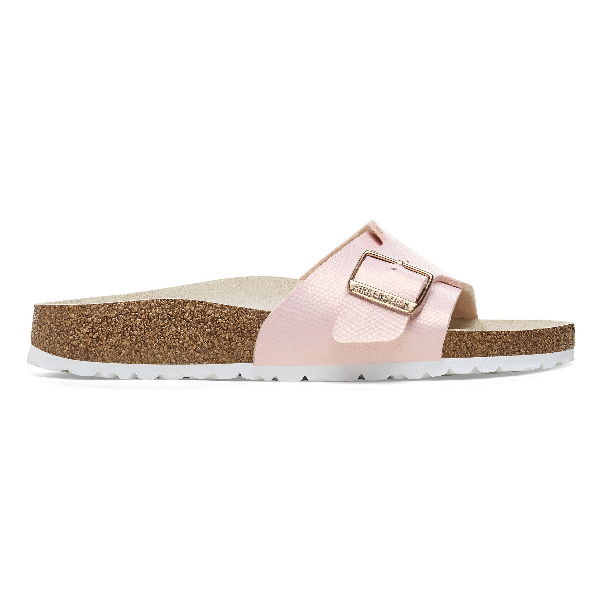 Birkenstock Catalina 1026469 Bf Birko-Flor Embossed Lizard Rose