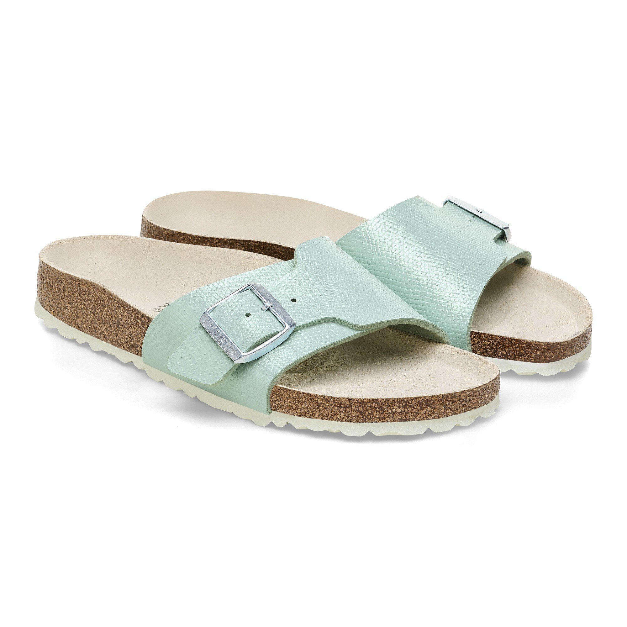 Birkenstock Catalina 1026492 Birko-Flor Embossed Lizard Green