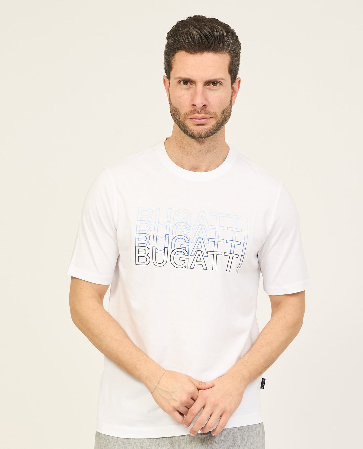 Bugatti 835055042 Tee Shirt  010  White