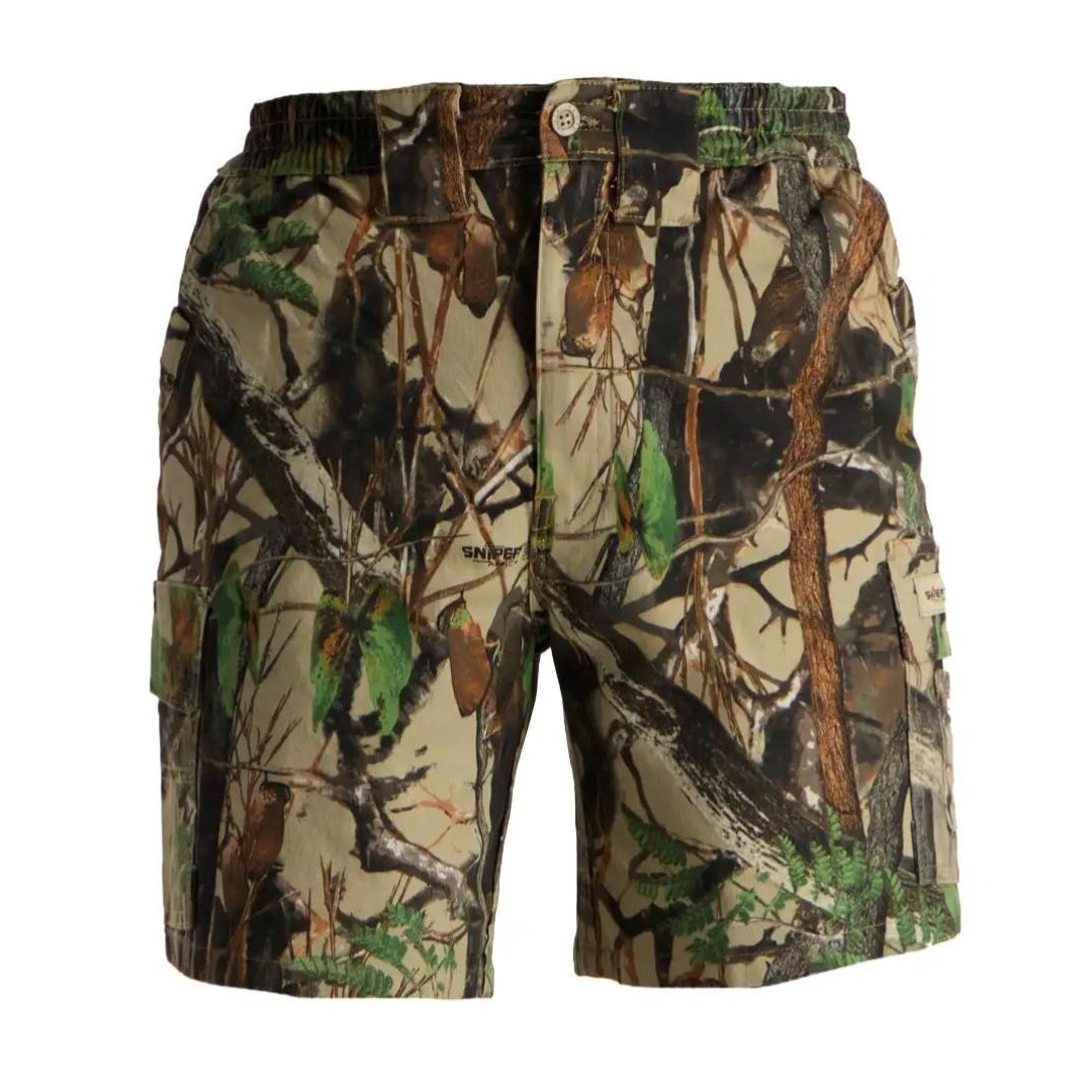 Sniper Mens 3D Warrior Short Camouflage