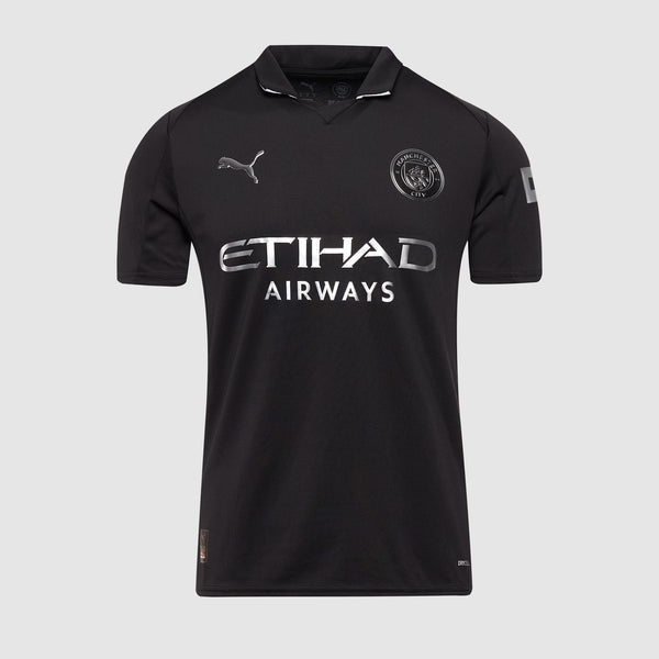 Puma Unisex Manchester City 25/26 Away Jersey In Black
