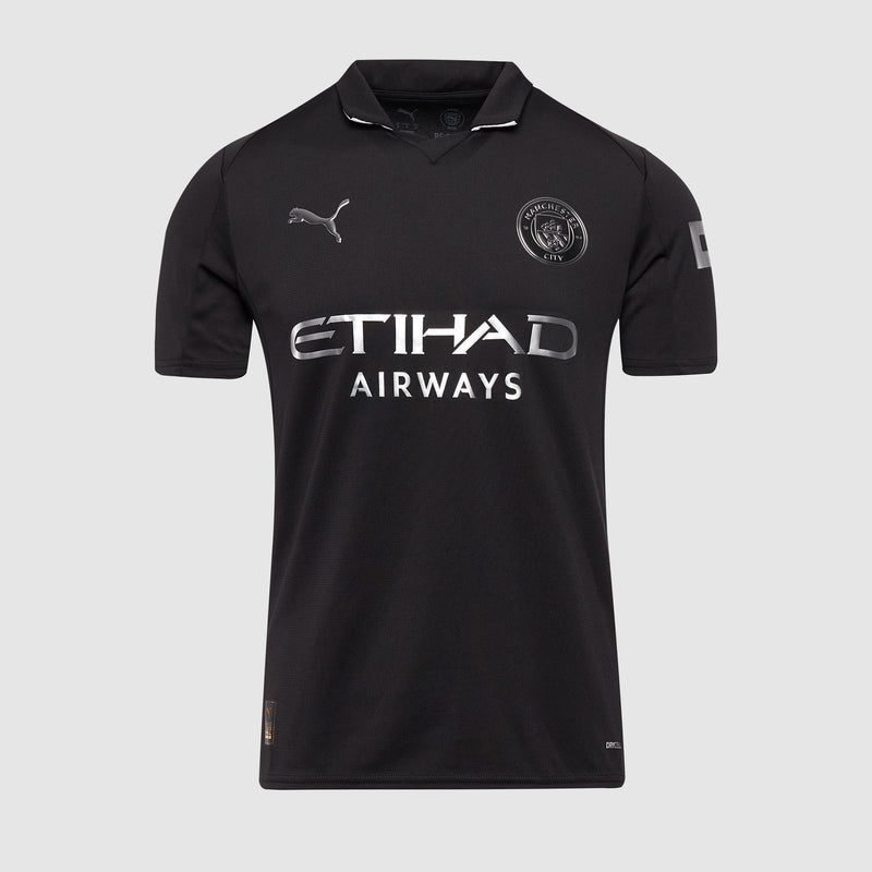 Puma Unisex Manchester City 25/26 Away Jersey In Black