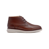Forsheim Men Lauch Chukka Leather Shoes In Cognac