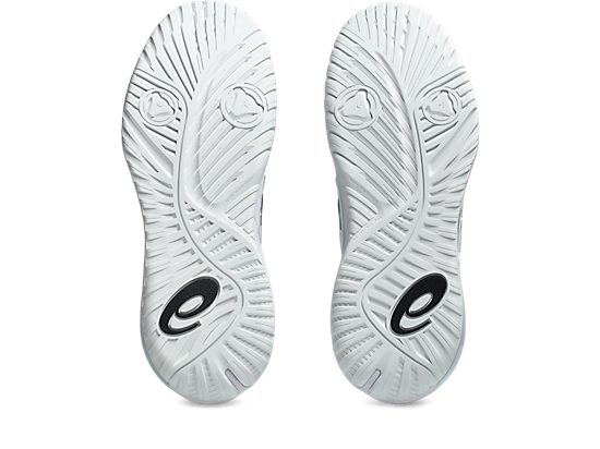 Ascic Mens Gel Resolution X Shoes In White/Black