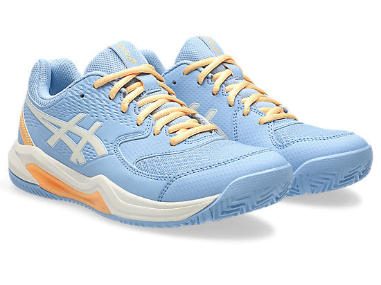Asics Womens Gel-Dedicate Padel Shoes Stone Wash/Cream