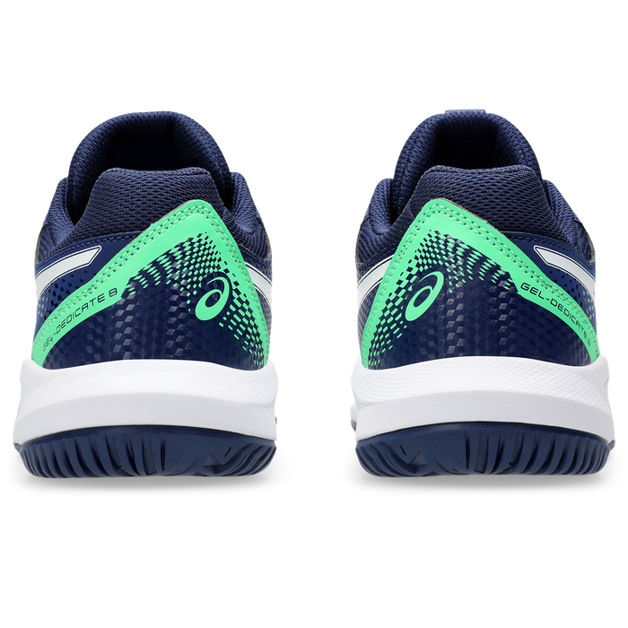 Asics Boys Gel-dedicate 8 Shoes In Blue Expanse