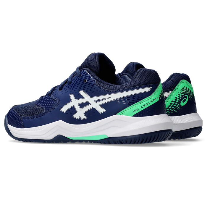 Asics Boys Gel-dedicate 8 Shoes In Blue Expanse