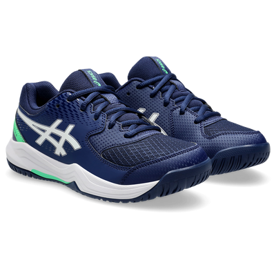 Asics Kids Gel-Dedicate 8 Gs Shoes In Blue Expanse/White