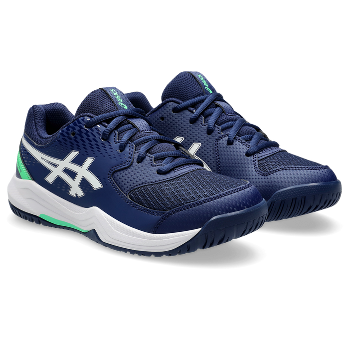 Asics Boys Gel-dedicate 8 Shoes In Blue Expanse
