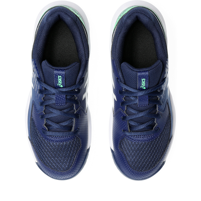 Asics Kids Gel-Dedicate 8 Gs Shoes In Blue Expanse/White