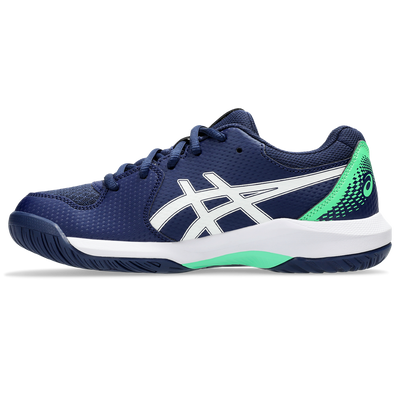 Asics Kids Gel-Dedicate 8 Gs Shoes In Blue Expanse/White