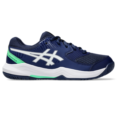 Asics Kids Gel-Dedicate 8 Gs Shoes In Blue Expanse/White