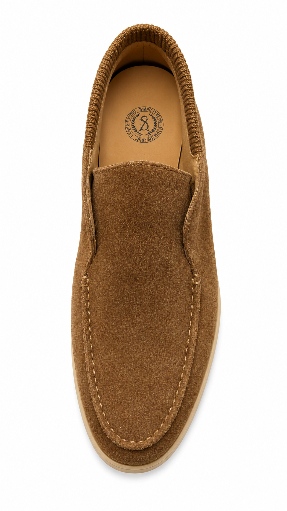 Zerga Mens Leonardo Shoes In Tan
