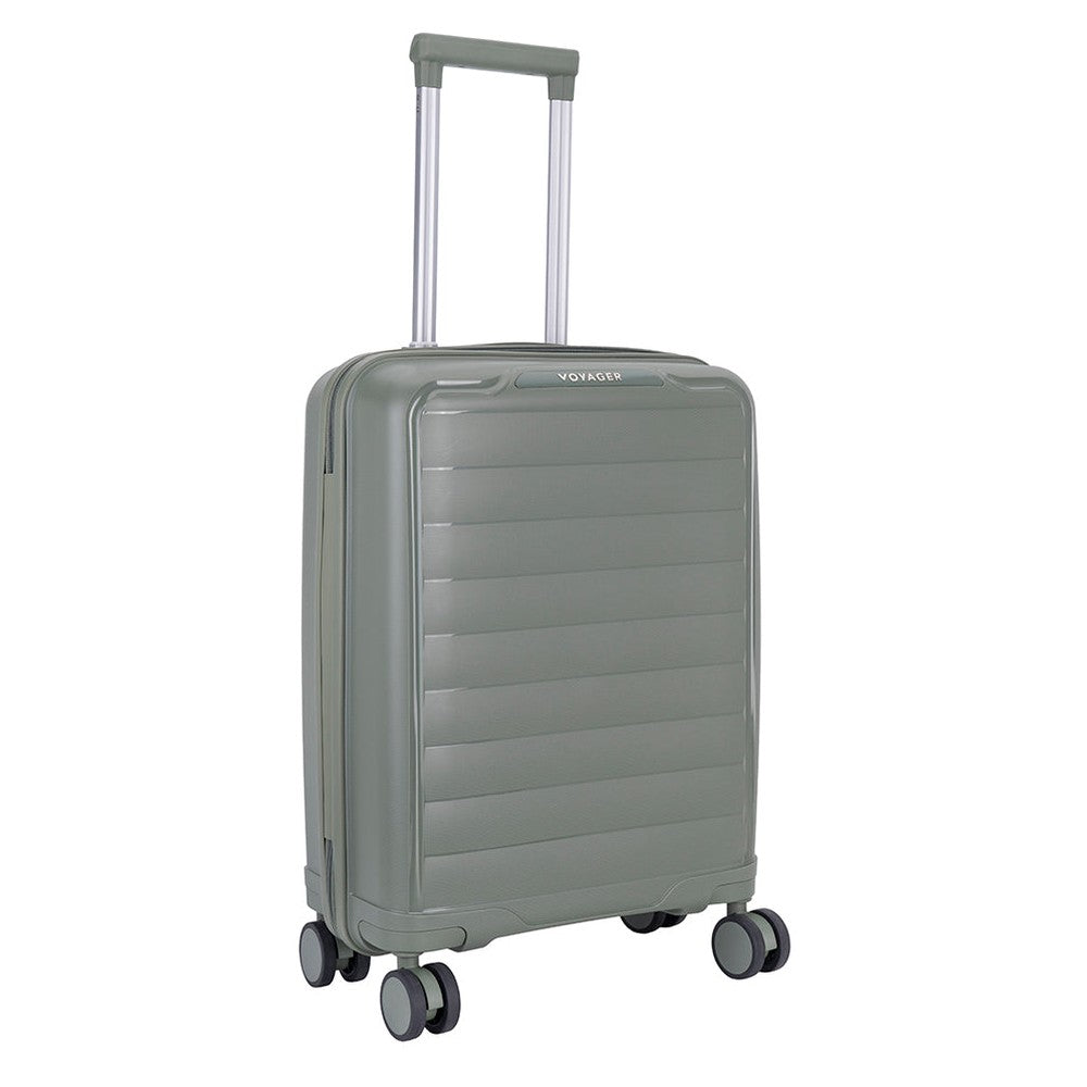 Cellini Voyager Flow 3 Piece Luggage Set In Green