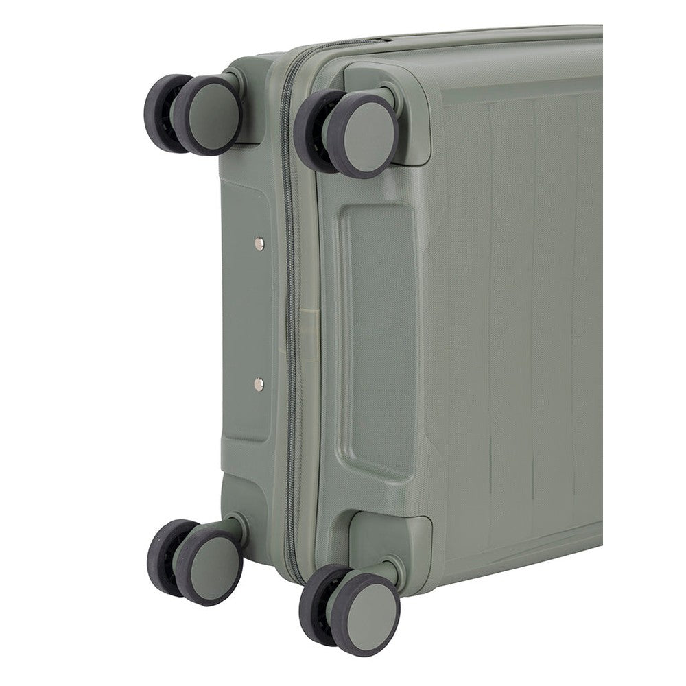 Cellini Voyager Flow 3 Piece Luggage Set In Green