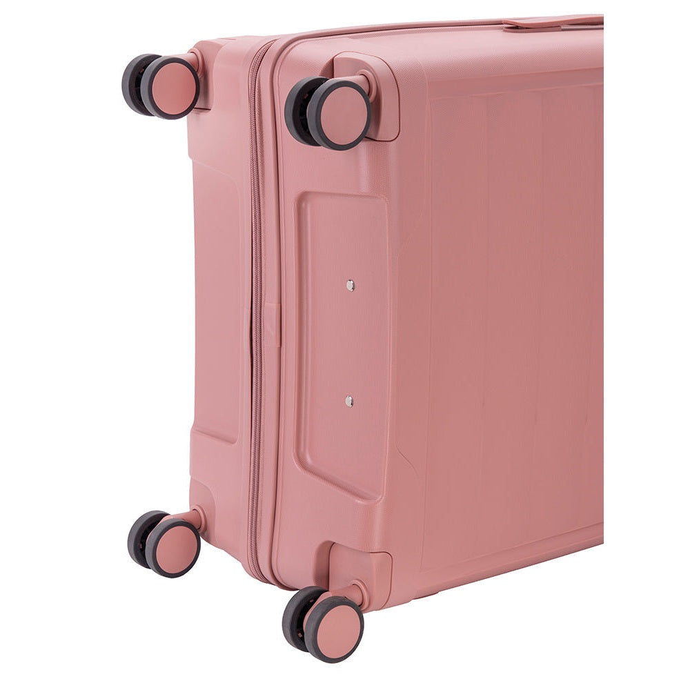 Cellini Voyager Flow 3 Piece Luggage Set In Pink