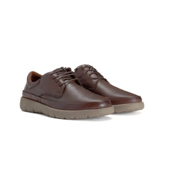 Hush Puppies Mens Stewart Leather Shoes In Brown