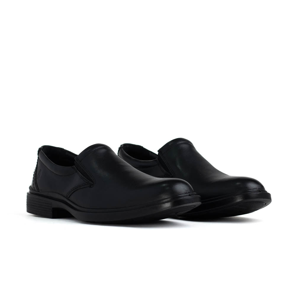 Hush Puppies Victor Plain Toe Slip On In Black