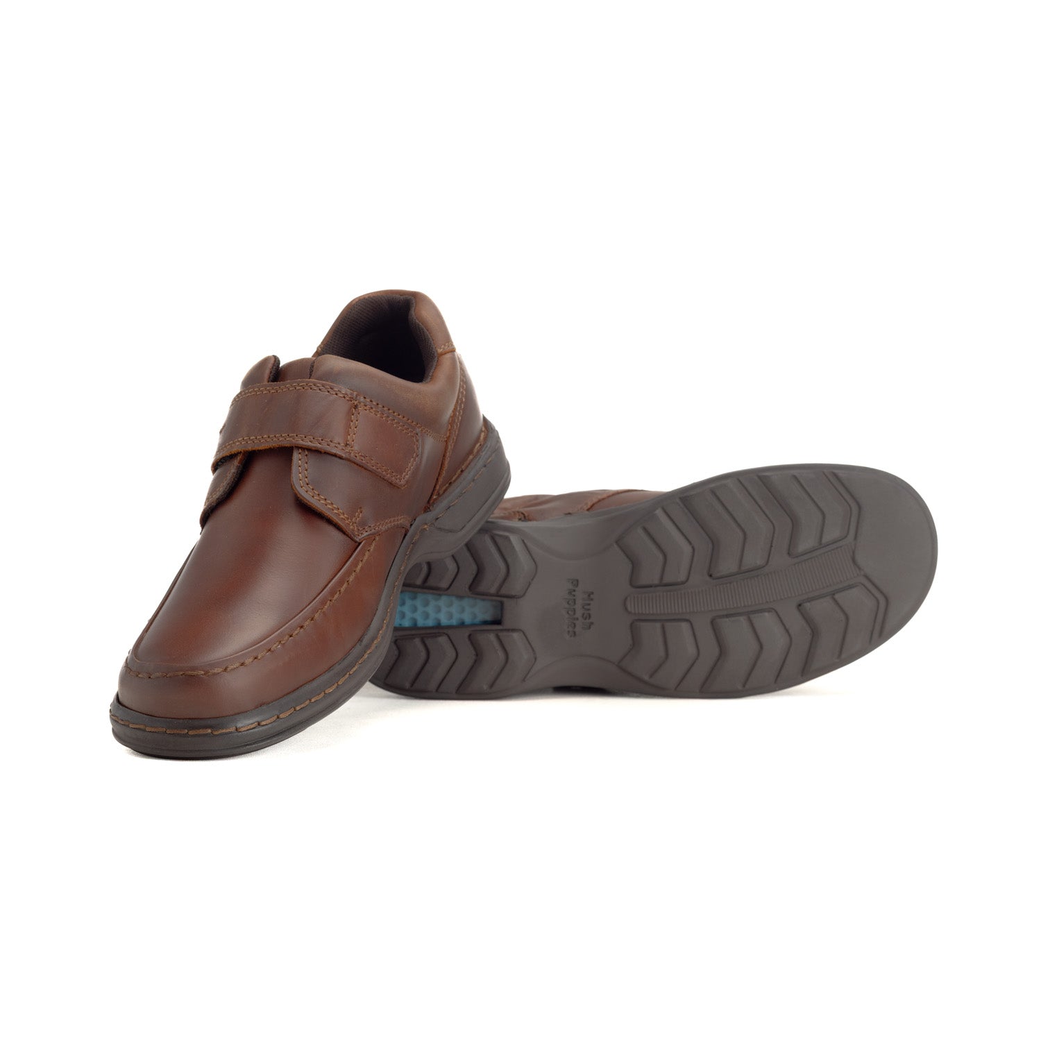 Hush Puppies Albert Leather In Chestnut