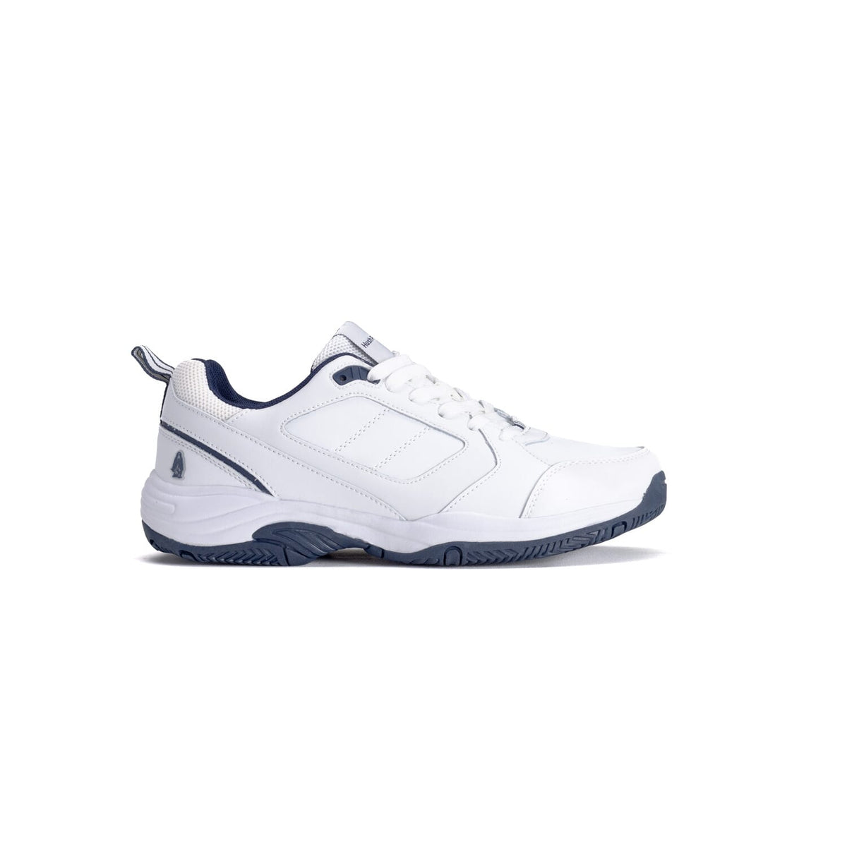 Hush Puppies Mens Gregg Leather Shoes White