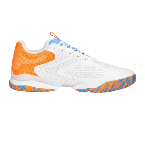 Puma Mens Solarattack Rct Sneakers In White/Orange/Light Blue