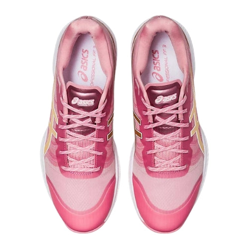 Asics Womens Netburner Professional Ff 3 Shoes In Fruit Punch/Champagne