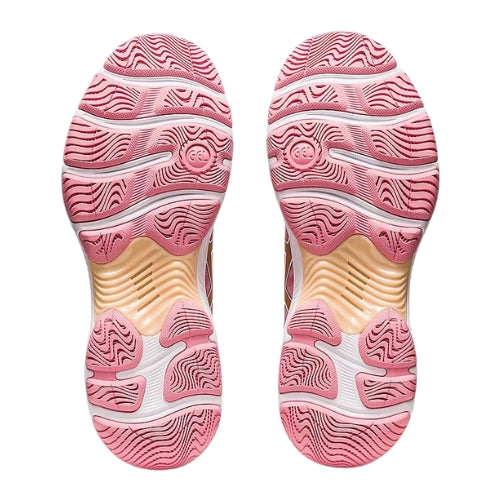Asics Womens Netburner Professional Ff 3 Shoes In Fruit Punch/Champagne
