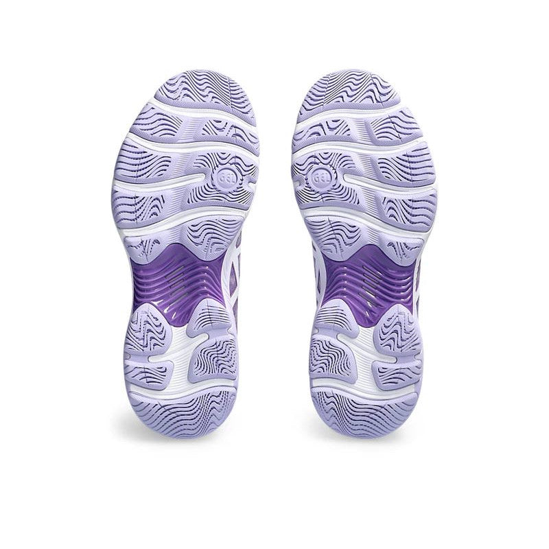 Asics Womens Neetburner Professional Ff 3 Shoes In Cyber Grape/White