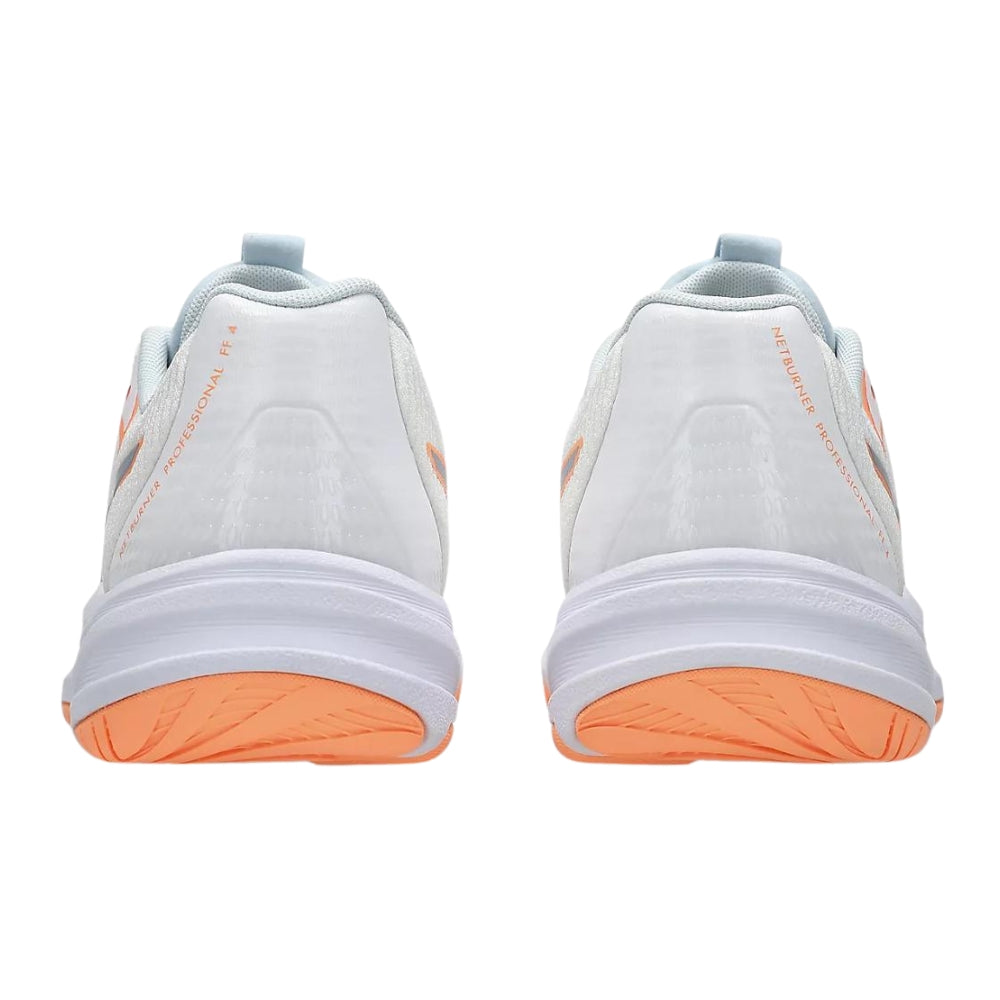 Asics Womens Netburner Professional FF 4 In Whitw/Grey Blue