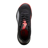 Puma Mens Nova Court Flat Padel Sneakers In Black/Red