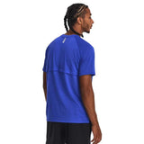 Under Armour Mens Streaker Short Sleeves T-Shirt In Blue
