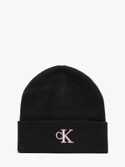 Calvin Klein Acc Monogram Embro Beanie Black Multi