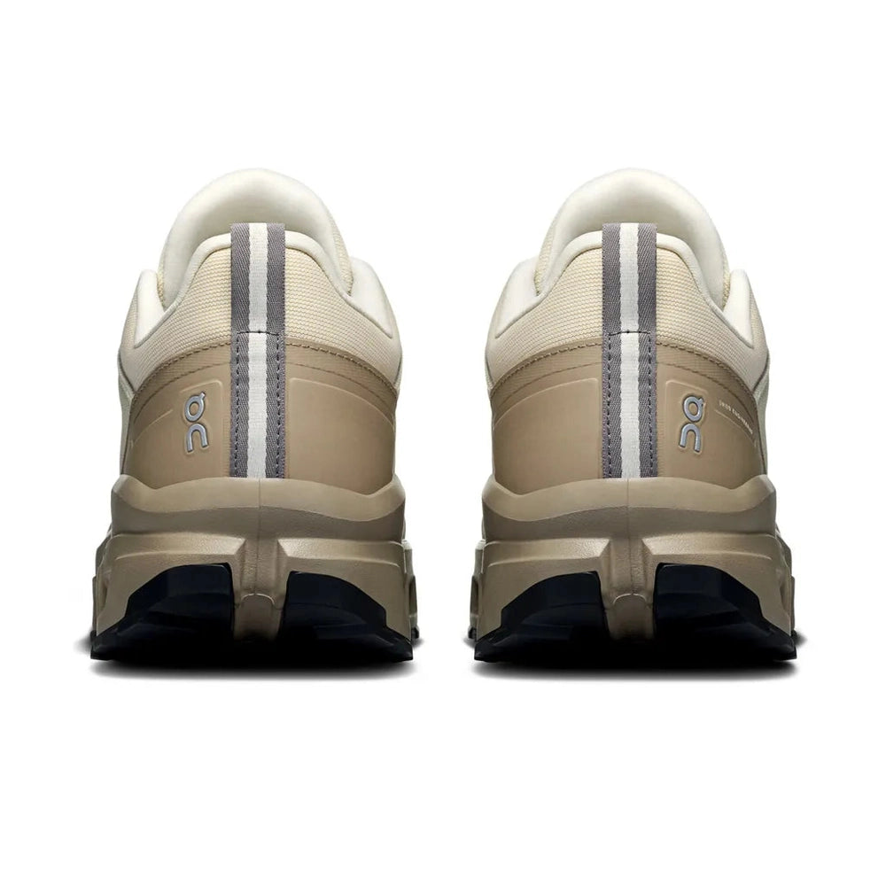 On Mens Cloudrock Low WP Shoes In Grain Soba