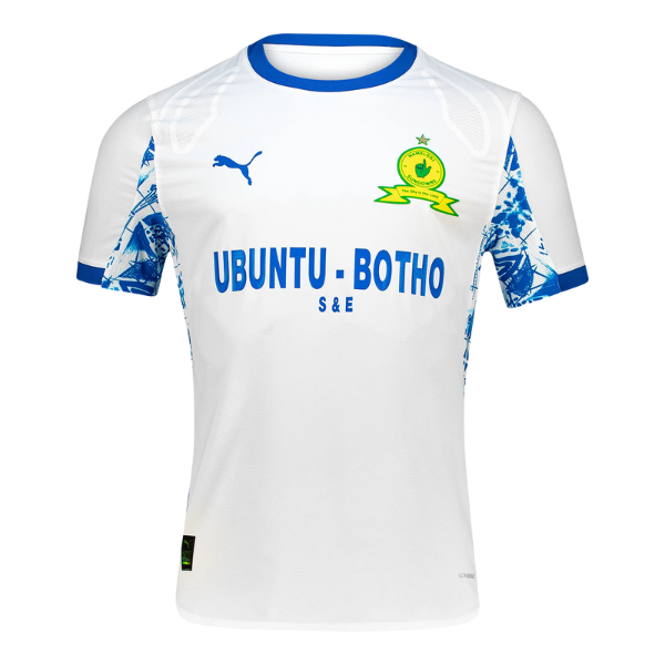Puma Mens Sundowns FC Away Jersey In White and Blue