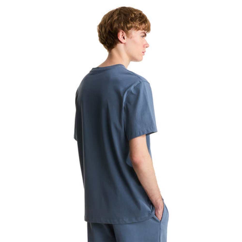 The North Face Mens Essential Simple Dome Relaxed Short Sleeves T-Shirt In Granite Grey
