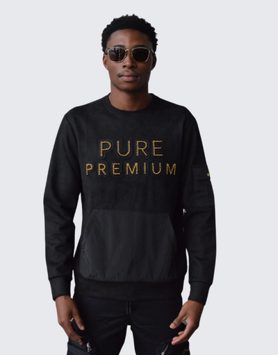 Pure Premium Black Trevigio Swearter