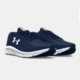 Under Armour Mens Charged Pursuit 6 Sneakers In Navy/White