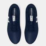 Under Armour Mens Charged Pursuit 6 Sneakers In Navy/White