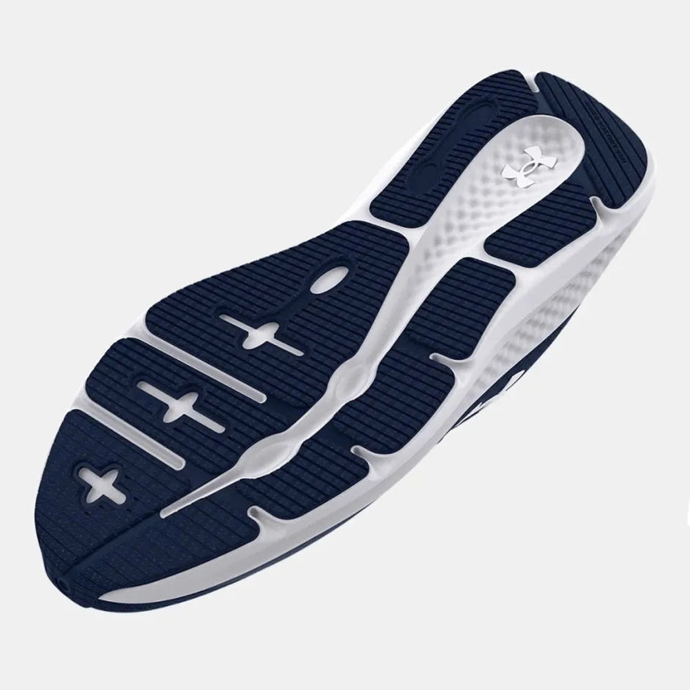 Under Armour Mens Charged Pursuit 6 Sneakers In Navy/White
