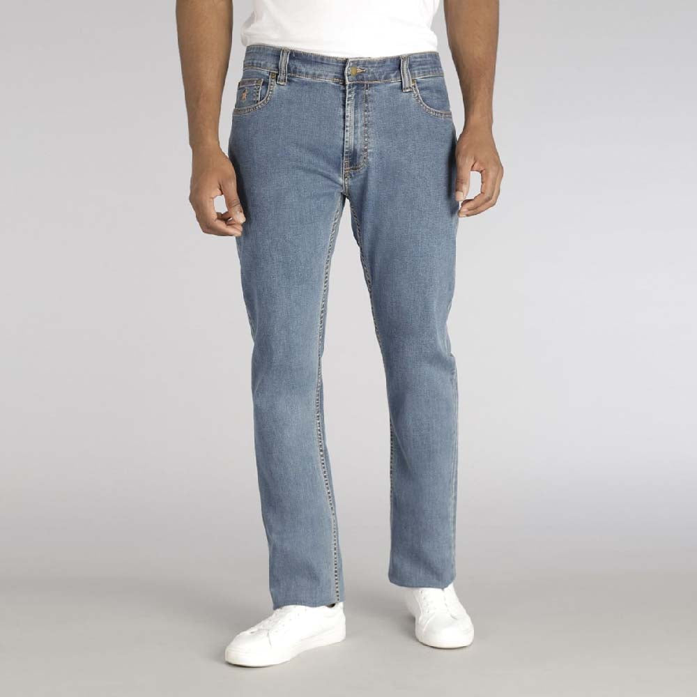 Polo Mens Paul Relaxed Fit Jeans In Stonewash