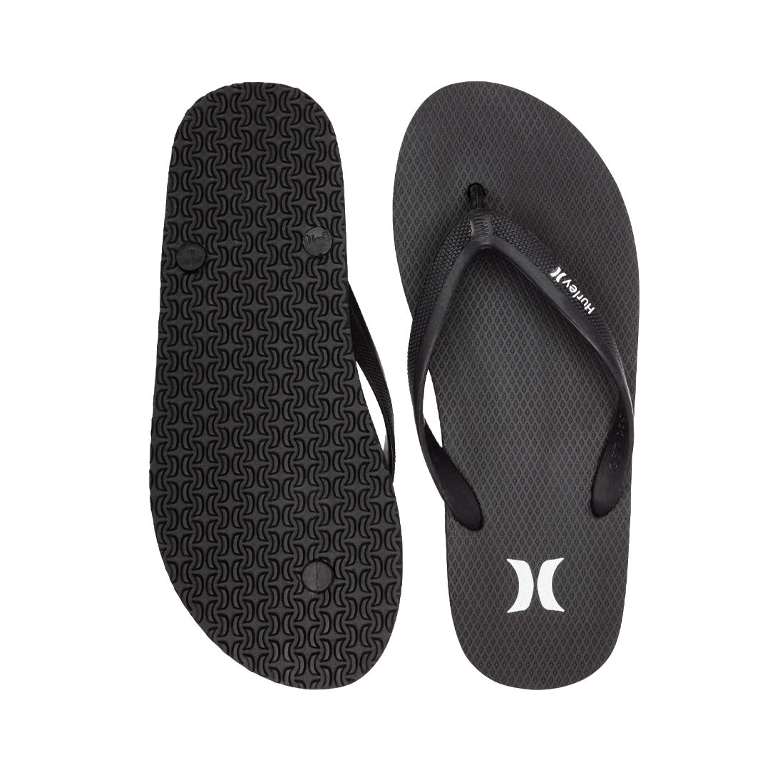 Hurley Mens Icon Solid Sandals Black