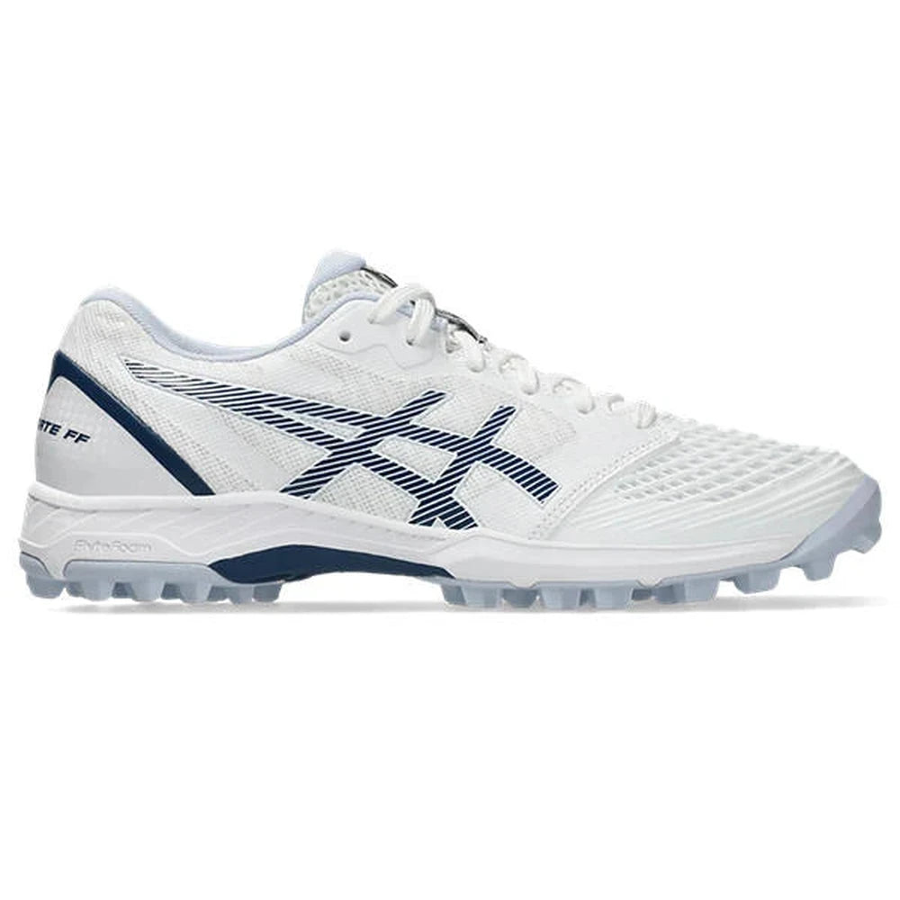 Asics Womens Field Ultimate FF 2 Shoes In White Independence Blue