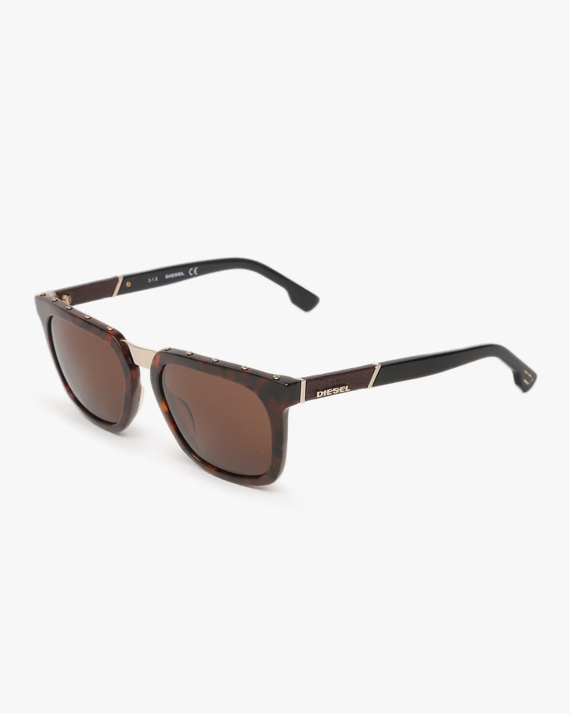 Diesel Tort Frame Sunglasses For Women In Brown