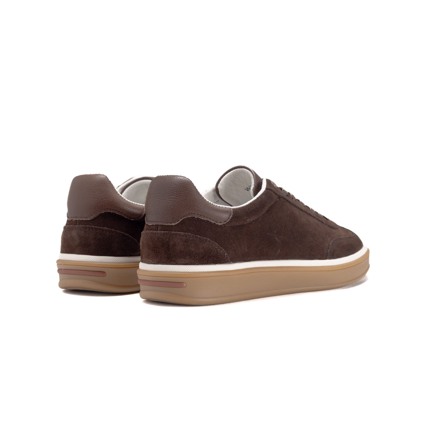 Zerga Mens Antonio Suede Leather Shoes In Coffee