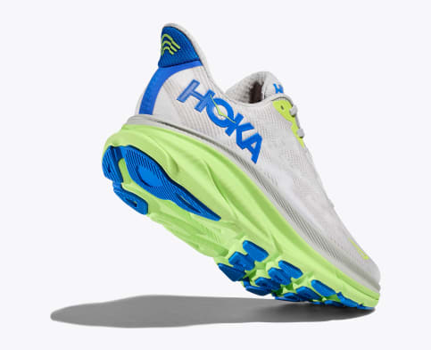 Hoka 1127895 Mens Clifton 9 Shoes Stlc Stardust/Electric Cobalt